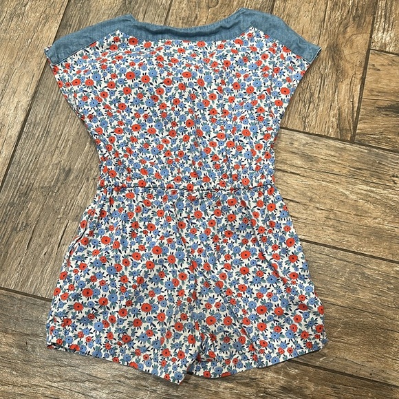 Mini Boden Floral Romper Size 3-4 years - Picture 4 of 4
